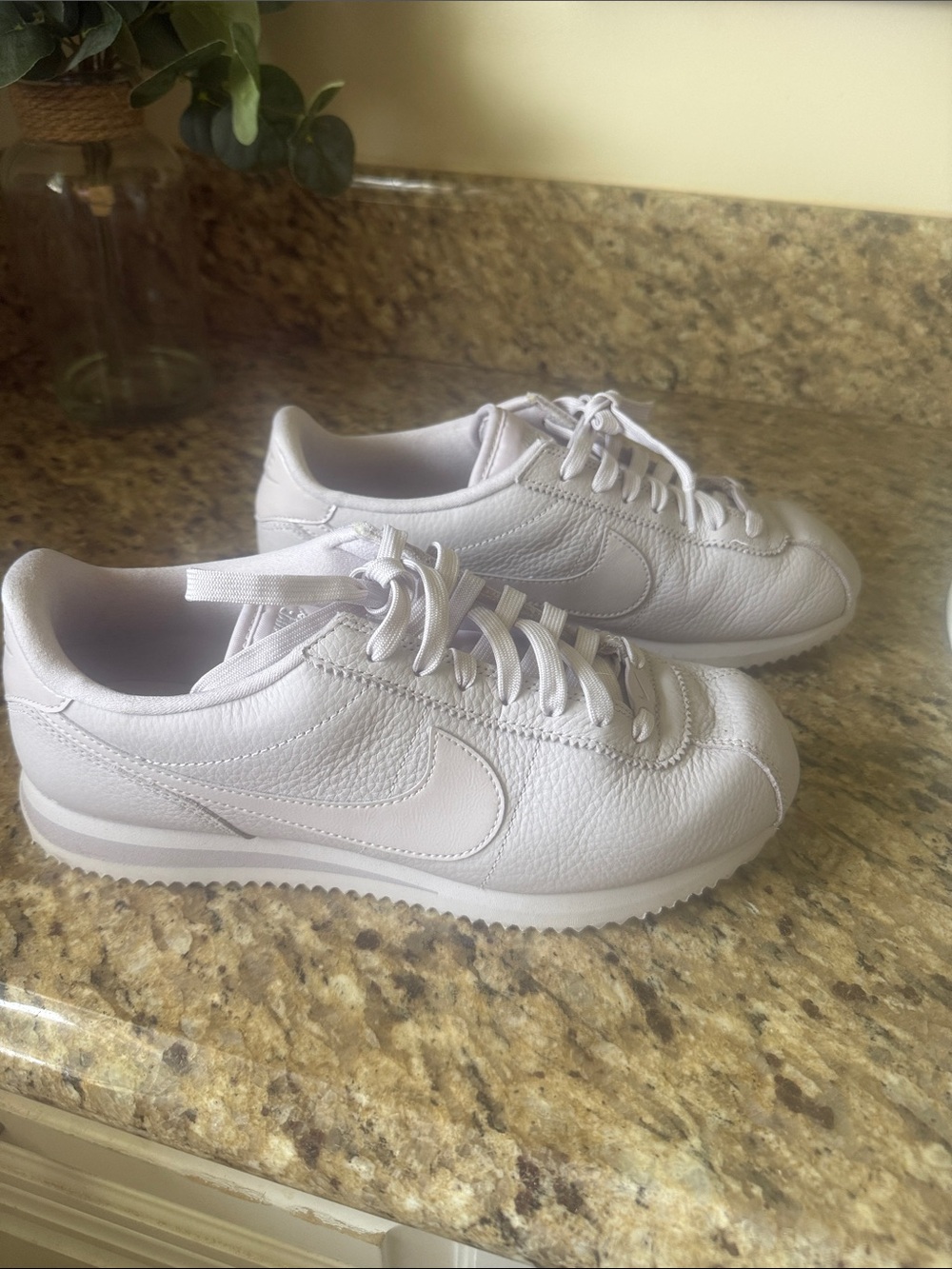Nike Light Pink Leather Sneakers